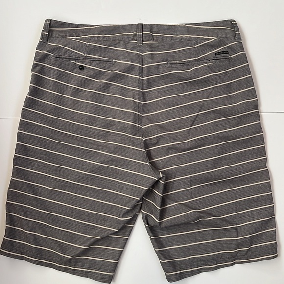 Quiksilver Grey & White striped Board Shorts - Picture 5 of 5